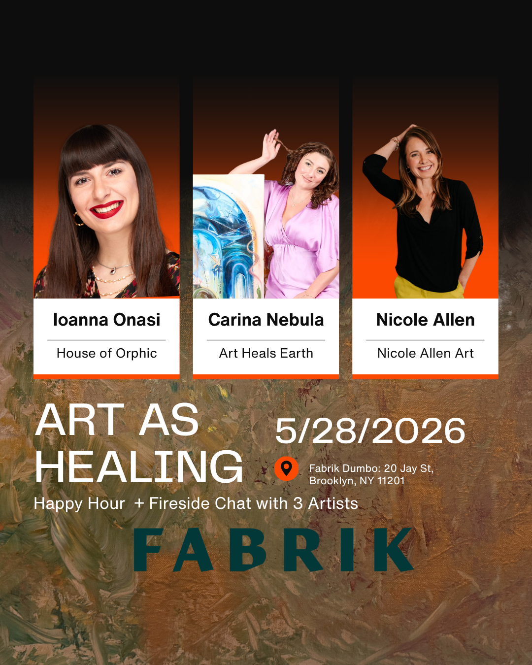 Cover art for #Art as Healing- Meet the Artists — Fabrik DUMBO