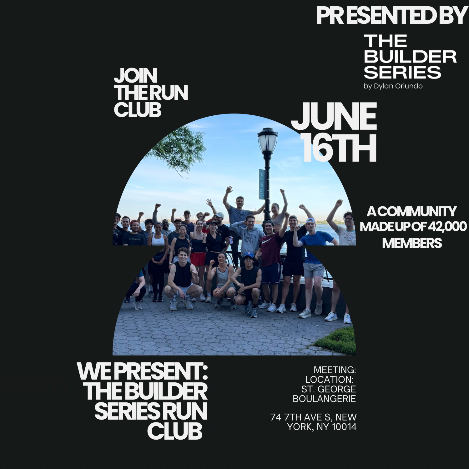 Cover art for #The Builder Series: Run Club - June 16th — New York, NY