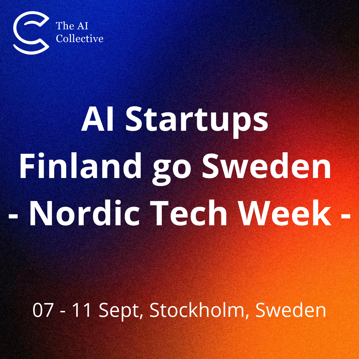 Startups de IA Finlândia van a Suecia - Semana de Tecnología Nórdica