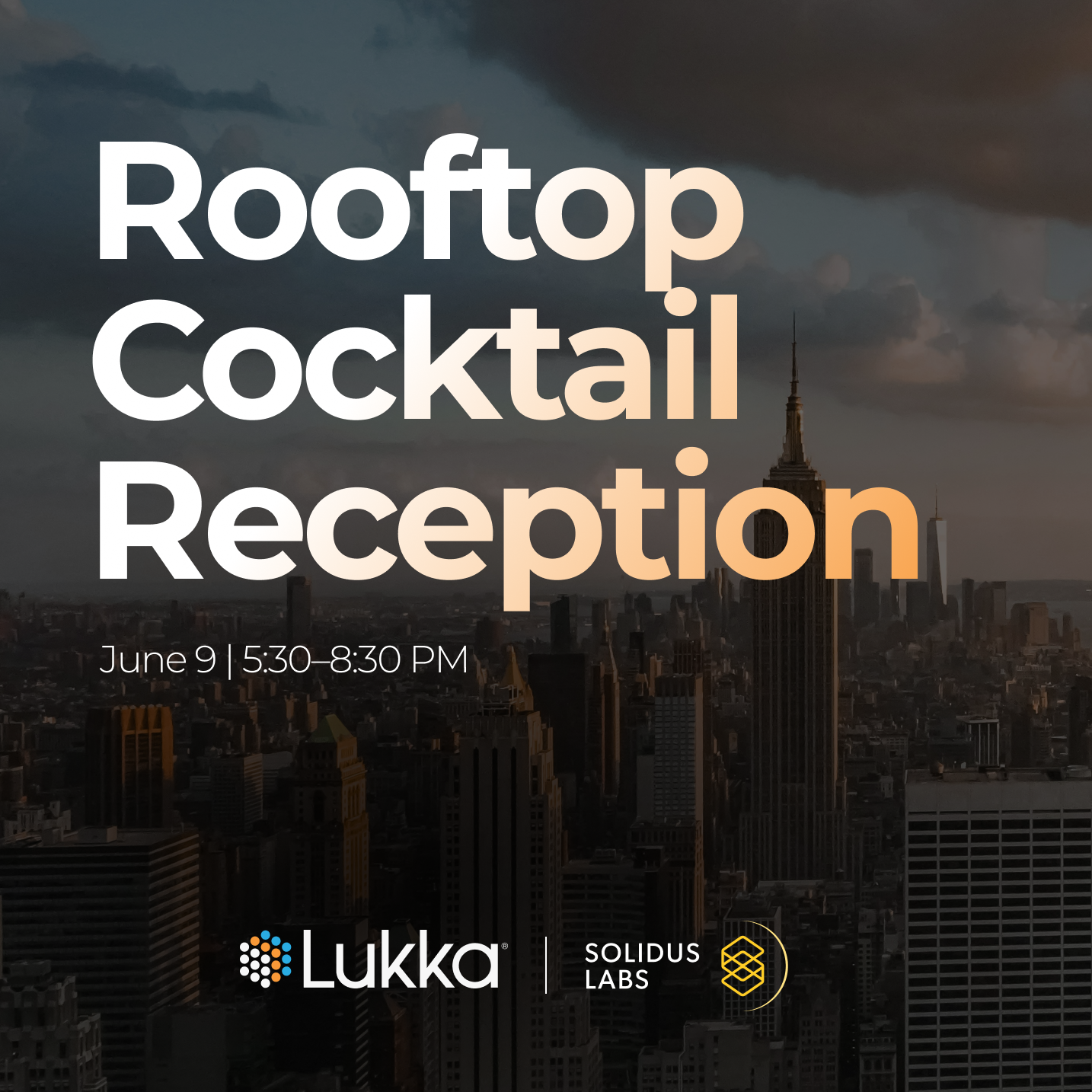 Cover art for #Rooftop Cocktail Reception — New York, NY