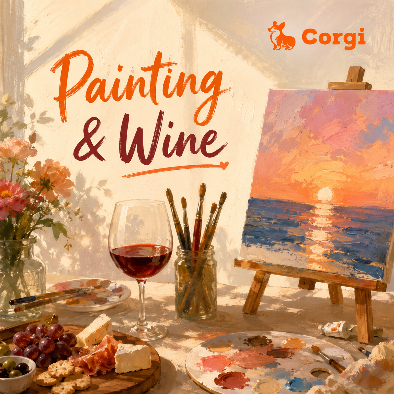 YC Female Founder: Painting & Wine Night