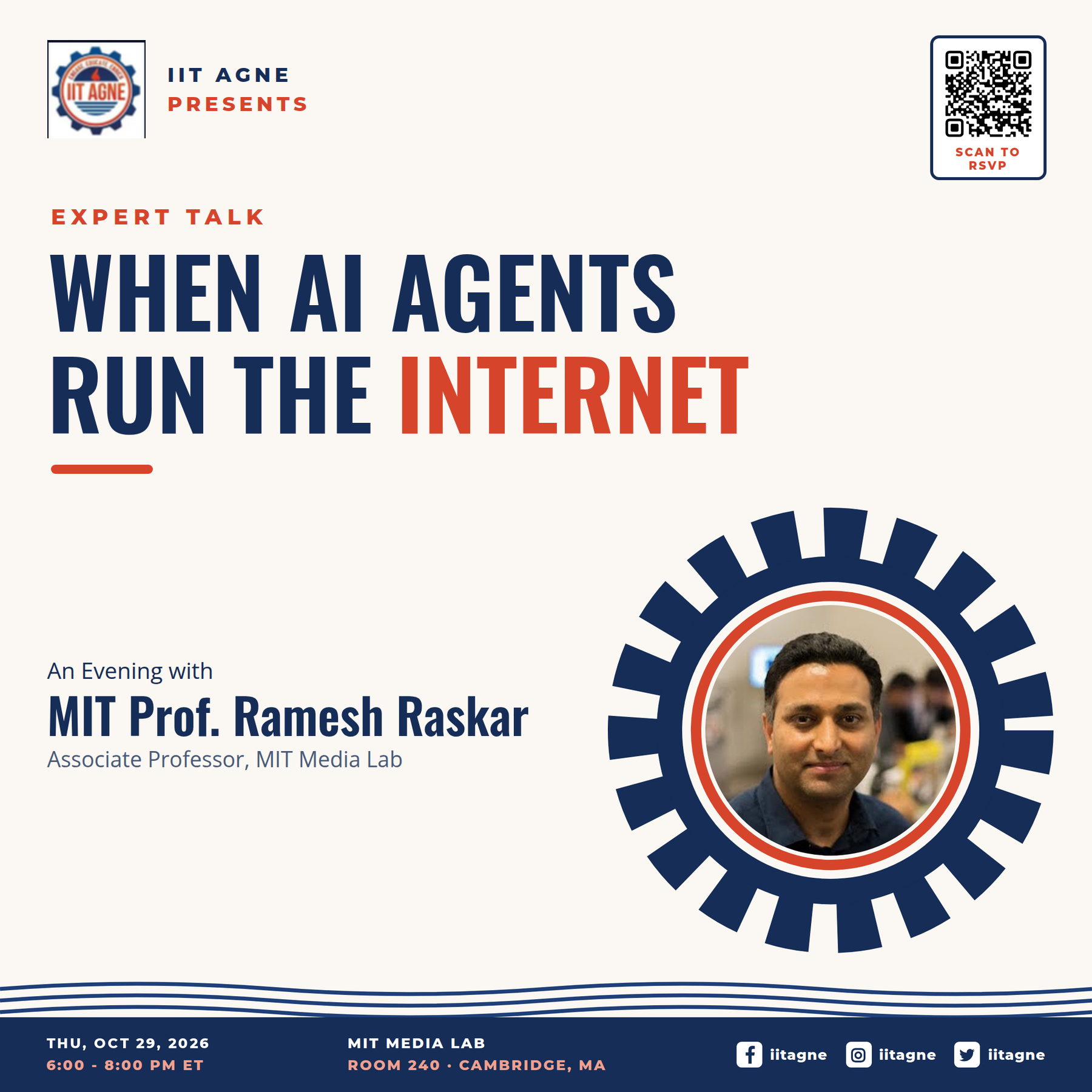 When AI Agents Run the Internet: An Evening with MIT Prof. Ramesh Raskar
