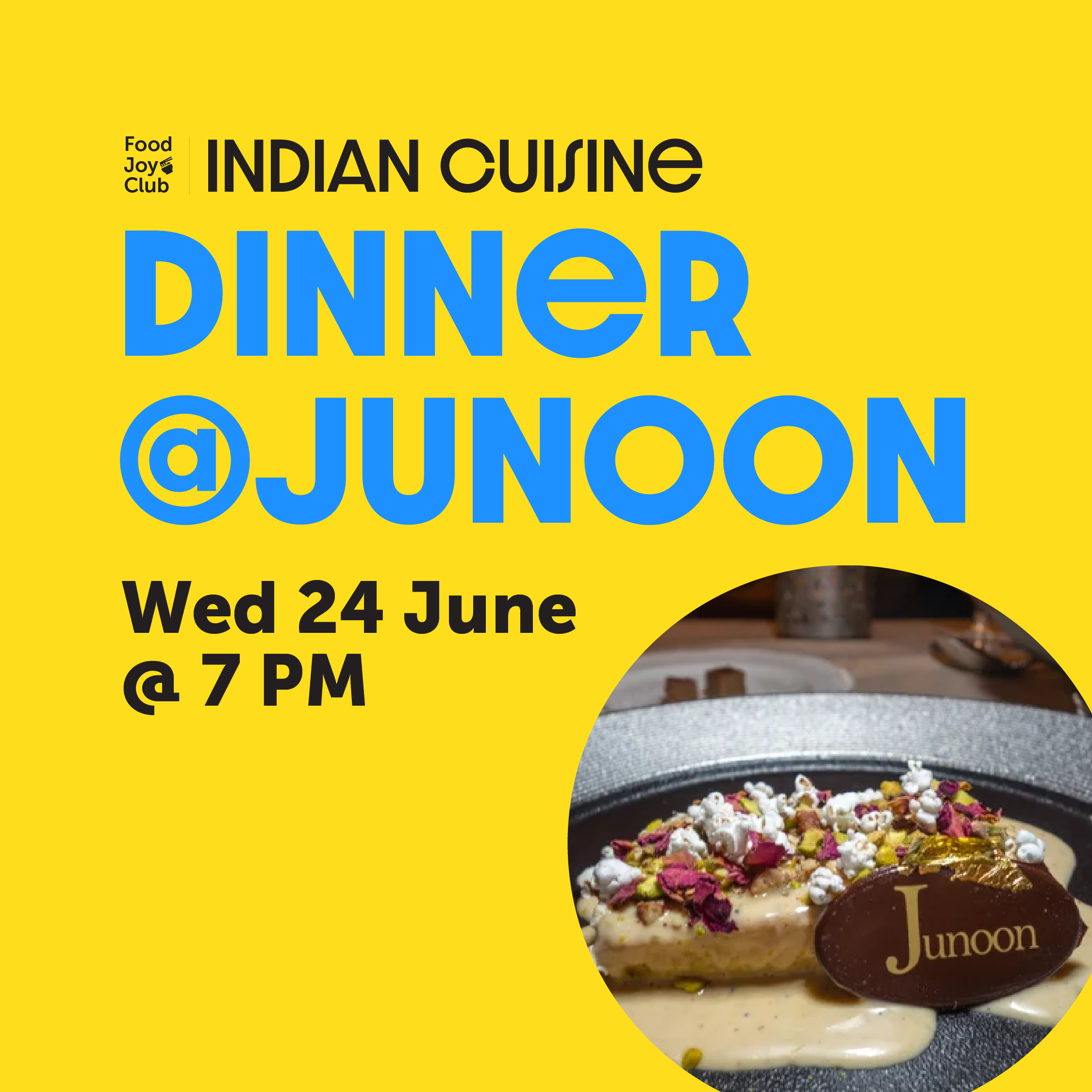 Cover art for #Dinner @ Junoon — Junoon
