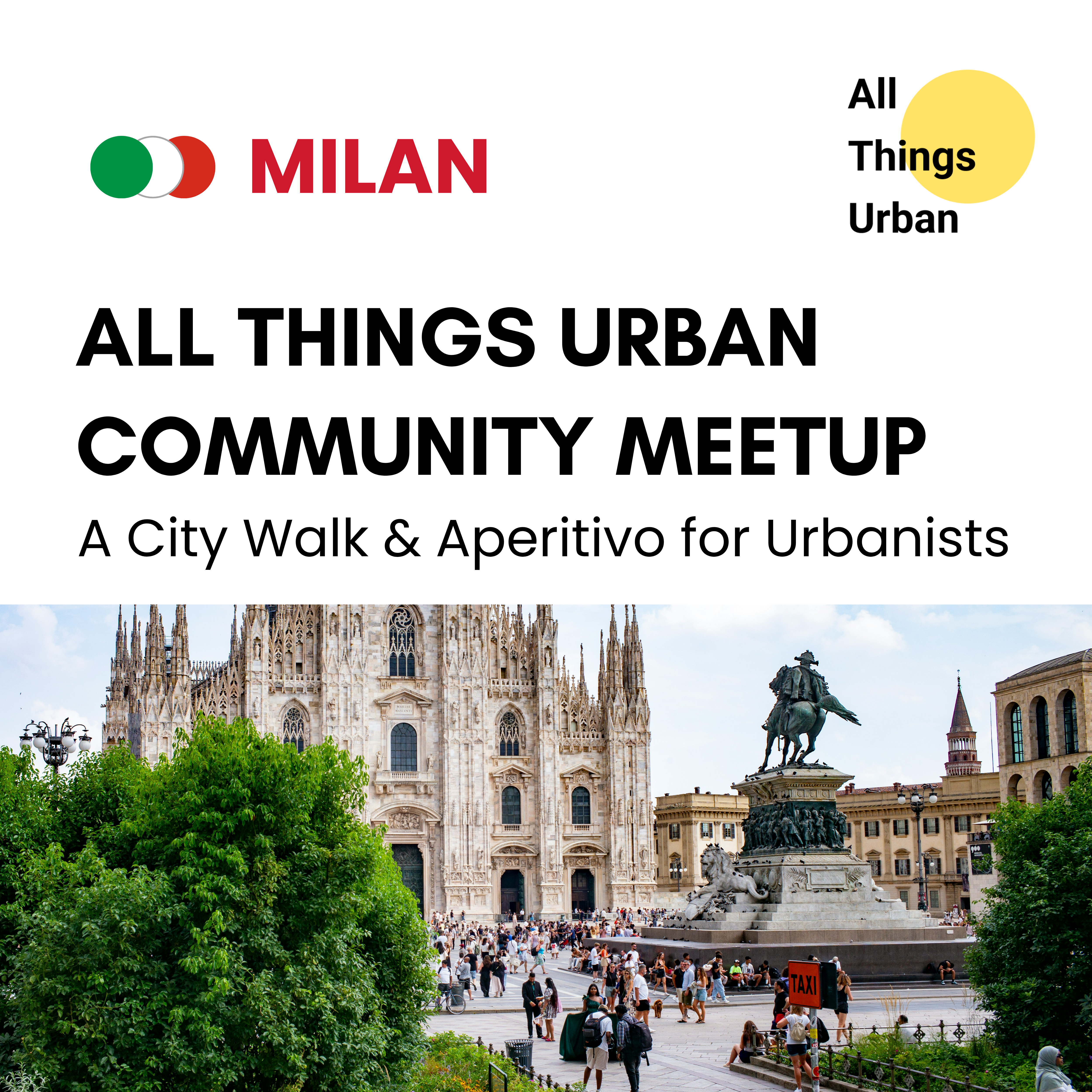 All Things Urban - City Walk & Aperitivo for Milan Urbanists