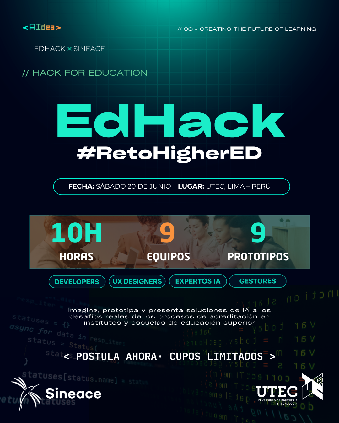 EdHack <Aidea> + Sineace - Tech y UX