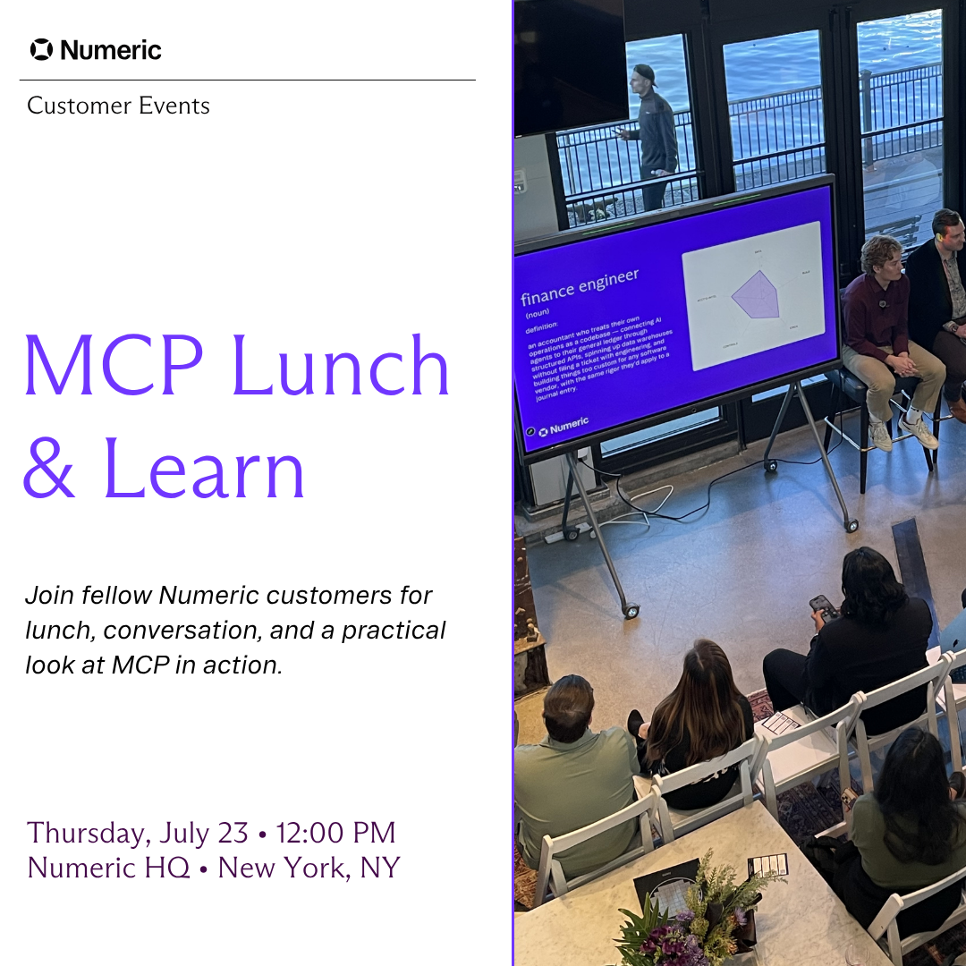 NYC Customer Lunch & Learn: Numeric MCP
