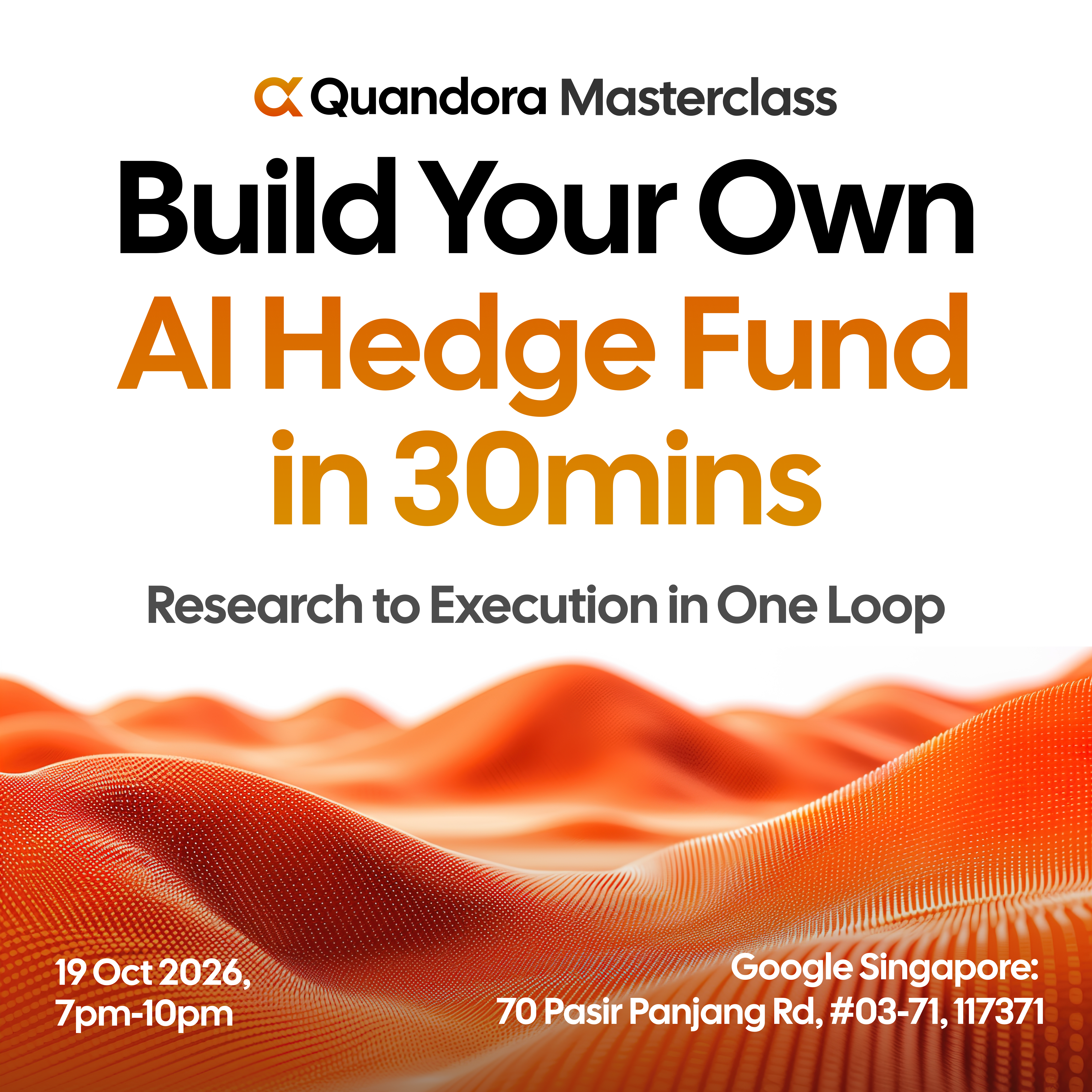 Quandora Masterclass: Build Your Own AI Hedge Fund in 30 minutes