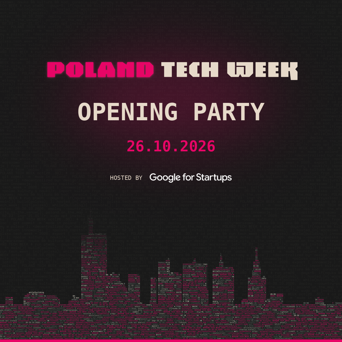 POLAND TECH WEEK OPENING