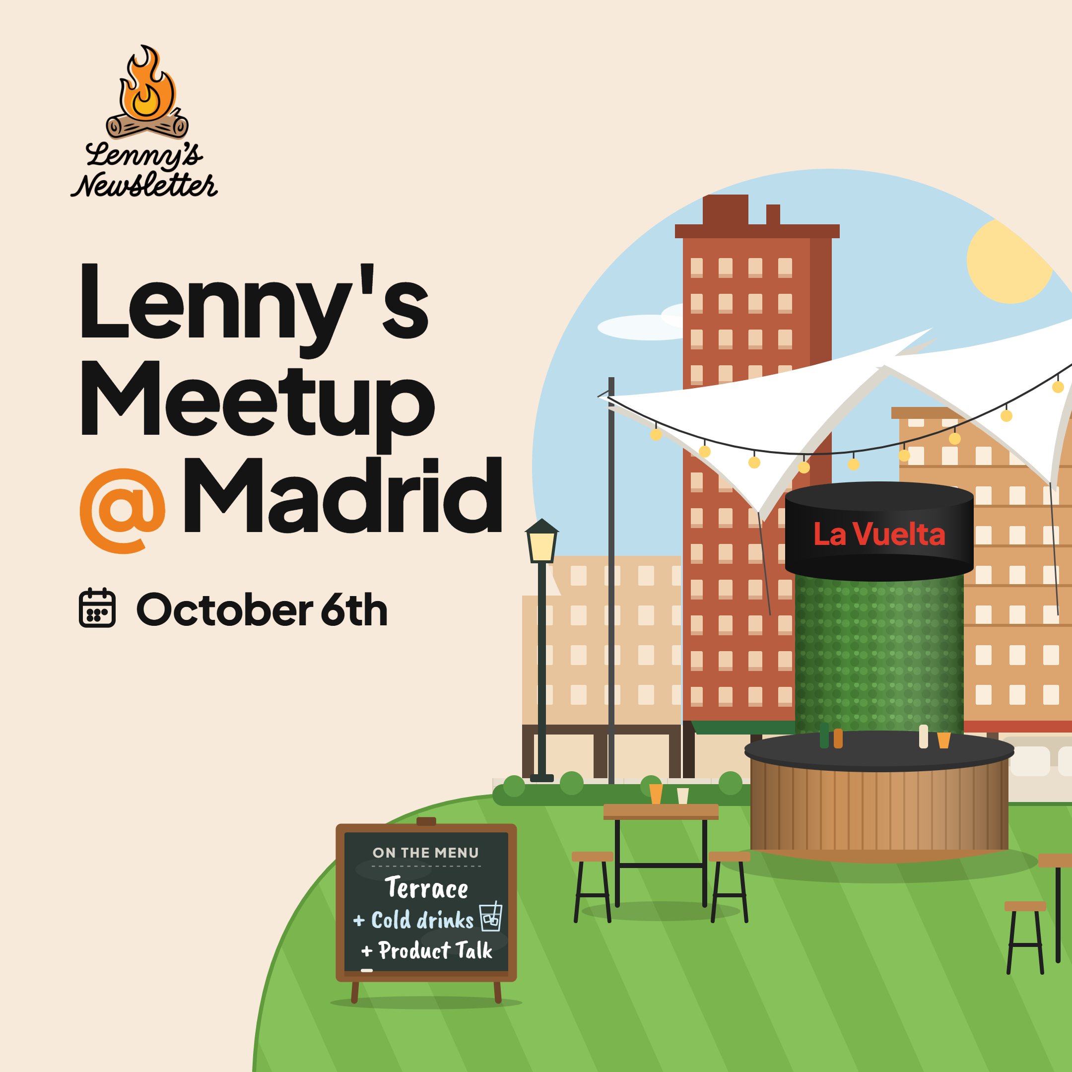 Lenny’s Newsletter Meetup in Madrid (with free drinks courtesy of PostHog)