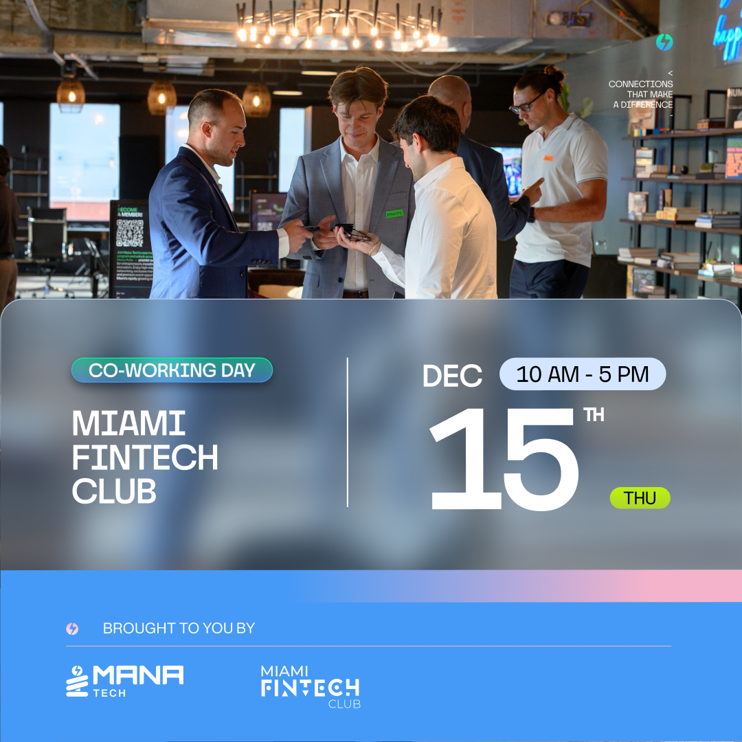 Miami Fintech Club Coworking Day