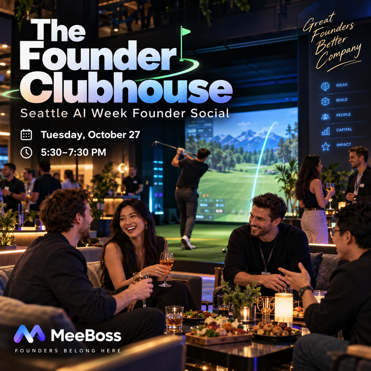 The 19th Hole: Seattle AI Week Founder Social