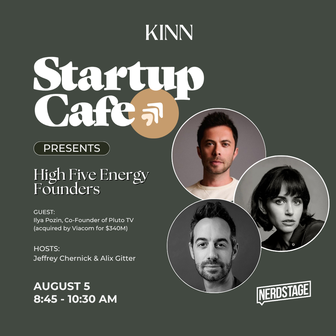 Startup Cafe: H5E Founders with Ilya Pozin (Pluto TV, $340M Exit)