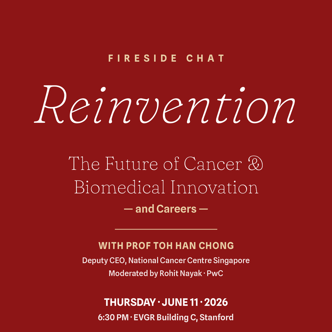 Cover art for #Reinvention: The Future of Cancer & Biomedical Innovation — and Careers — EVGR, Building C