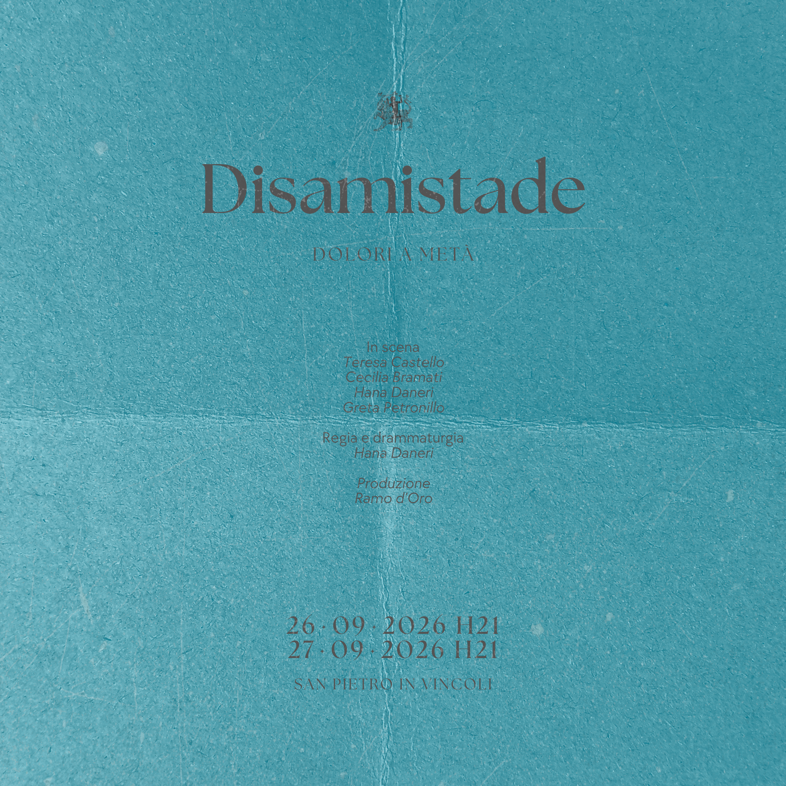 Disamistade @Lettura teatrale + Dj set