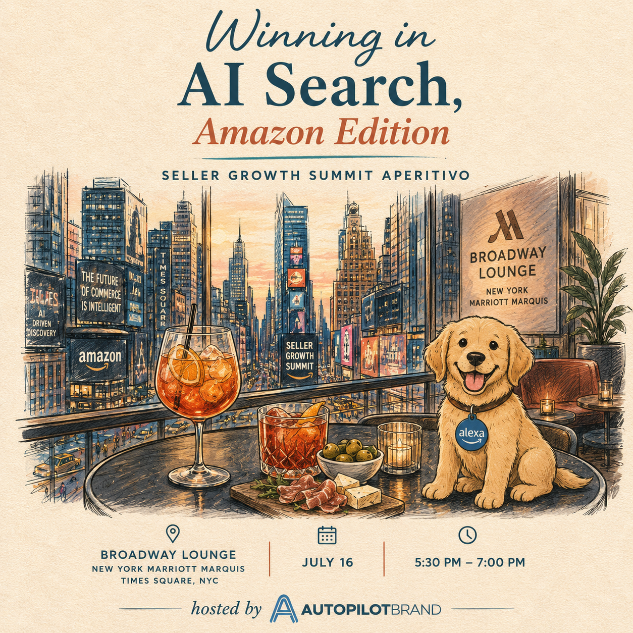 Aperitivo @ Marriott Marquis: Winning in AI Search, Amazon Edition