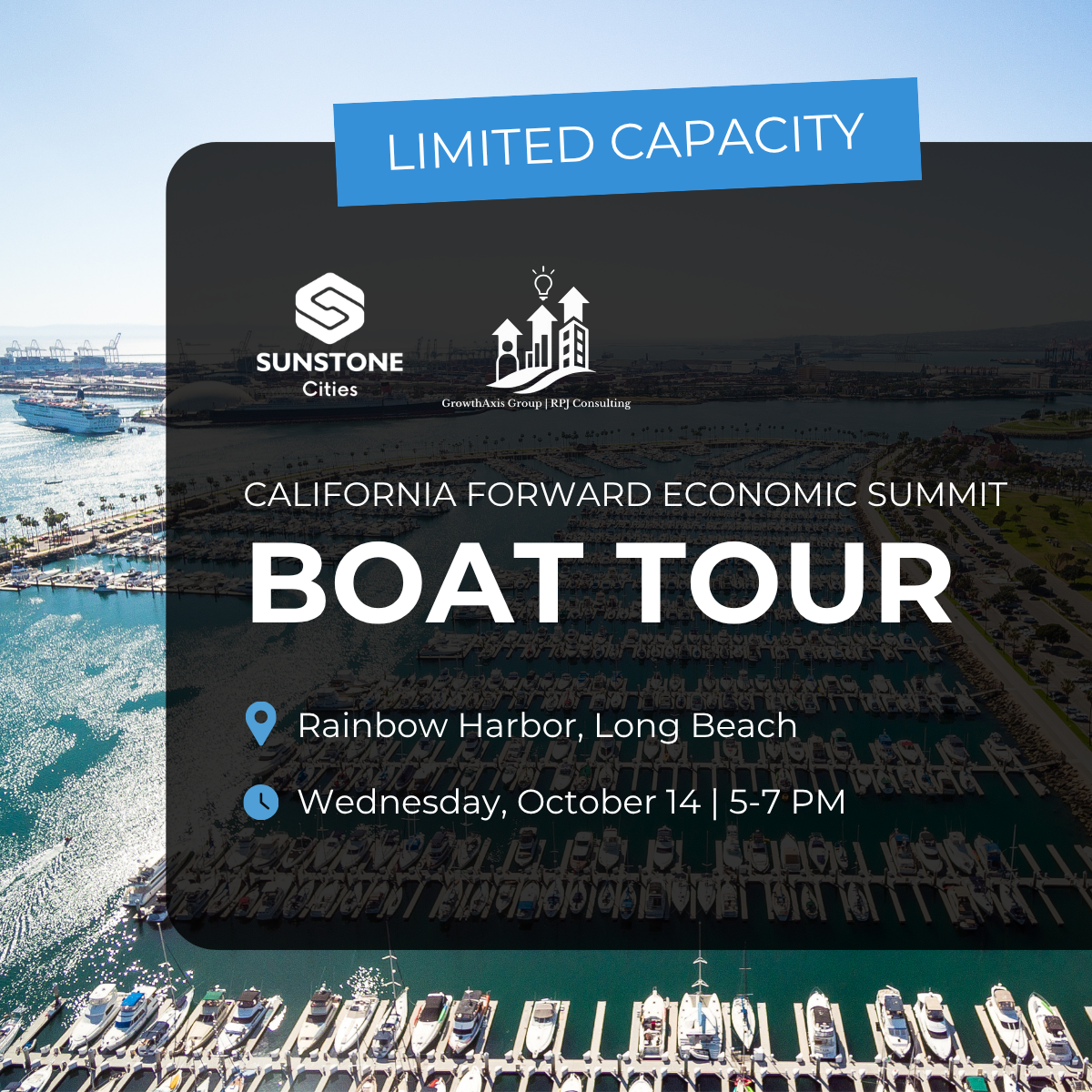CA FWD Boat Tour | Sunstone Cities x Growth Axis