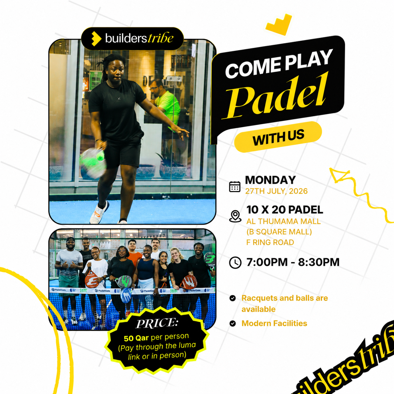 Come Play Padel With Us 🎾