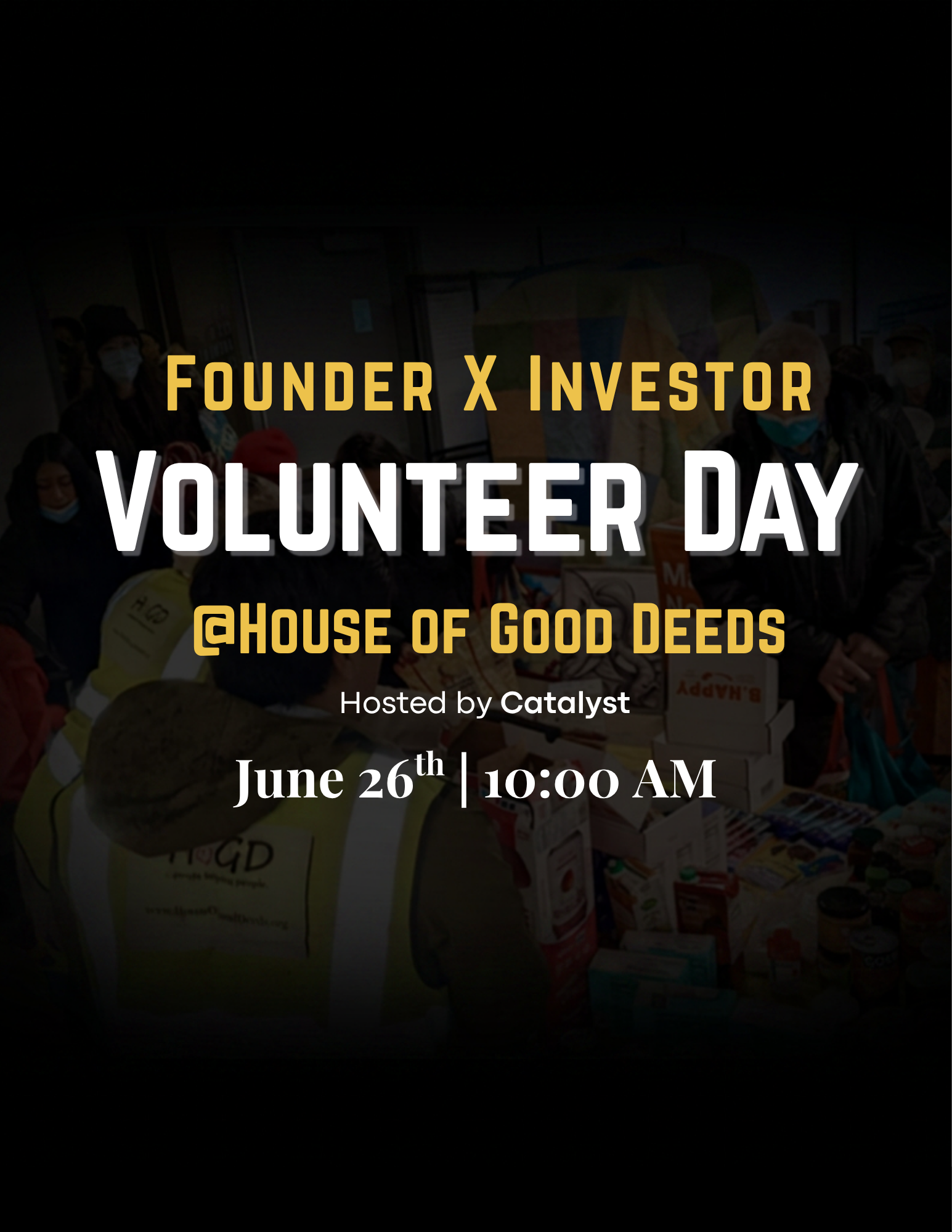 Founder x Investor Volunteer Day