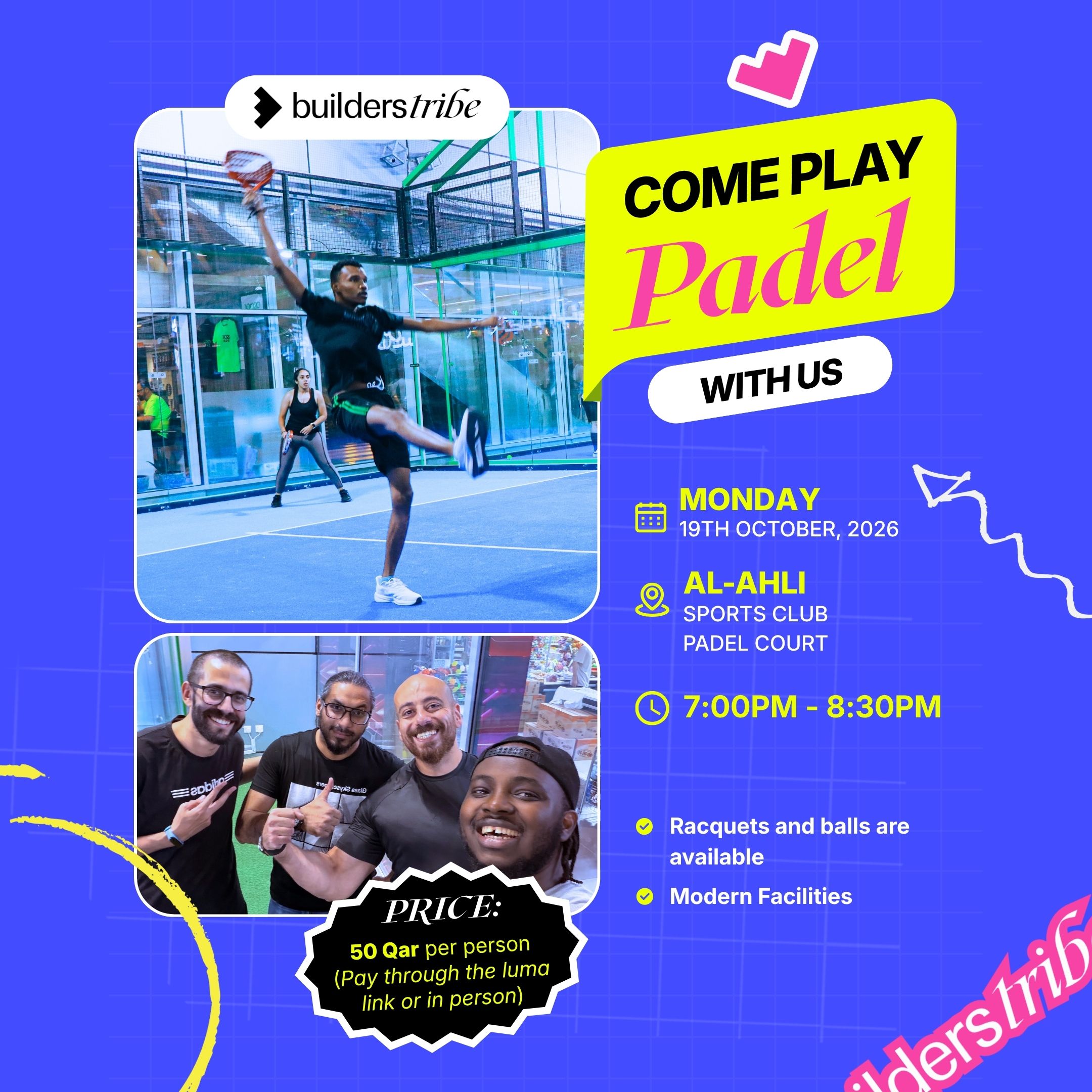 Come Play Padel With Us 🎾