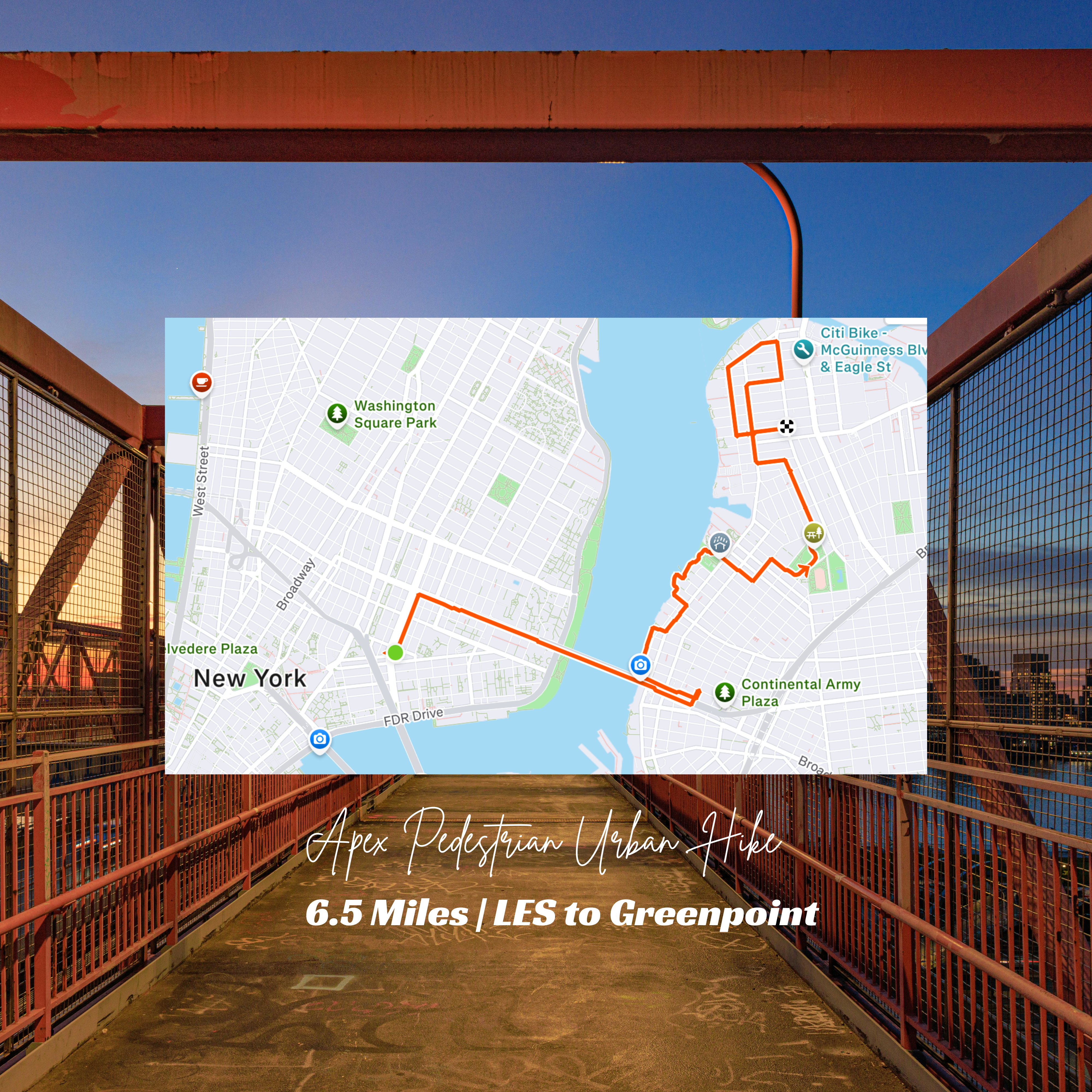 Cover art for #Williamsburg Bridge to Greenpoint Group Walk — Elbow Bread