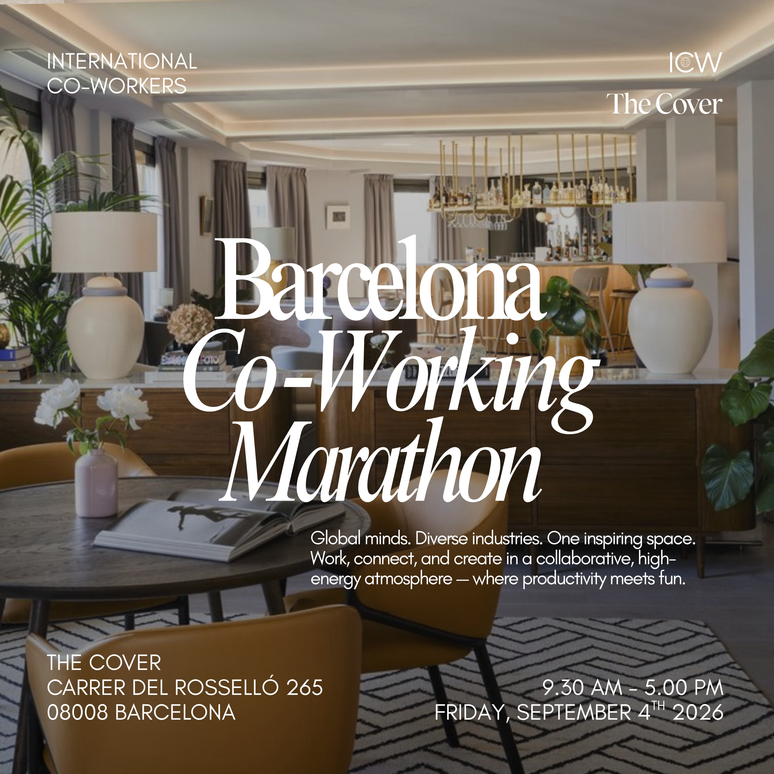 Viernes Internacional de Co-Working 💻 | Almuerzo Incluido