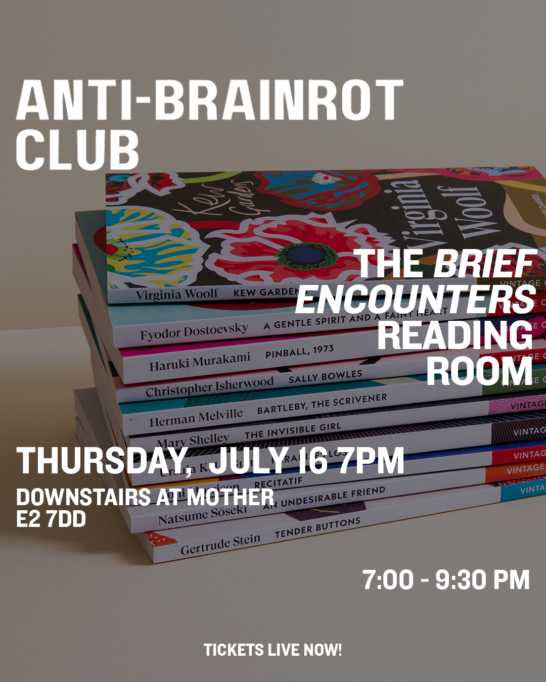 ABRC X BRIEF ENCOUNTERS: READING ROOM