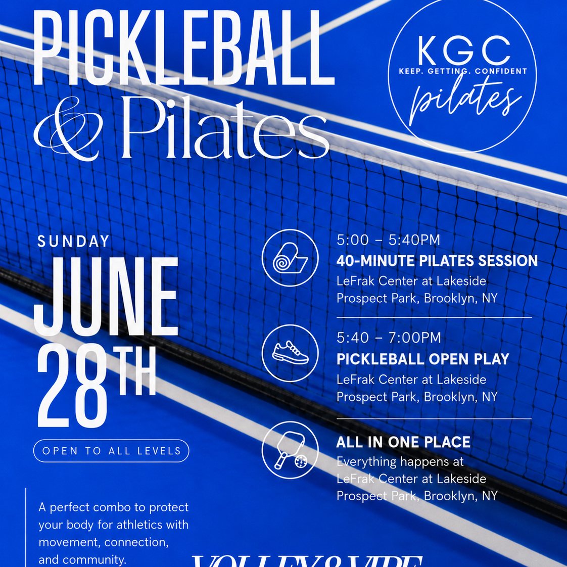 Cover art for #Pickleball & Pilates — LeFrak Center at Lakeside