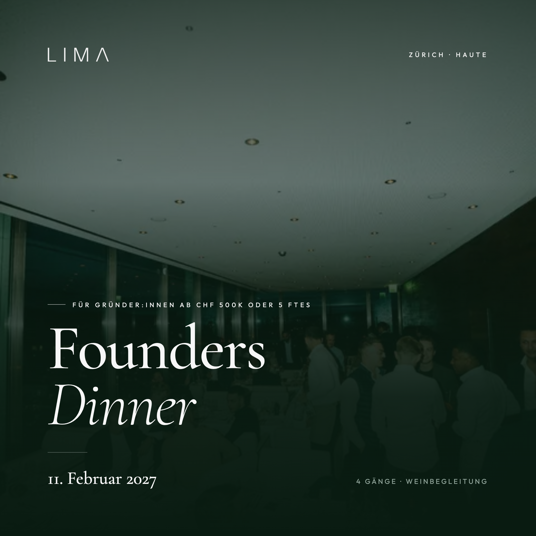 LIMA Founders Dinner | HAUTE