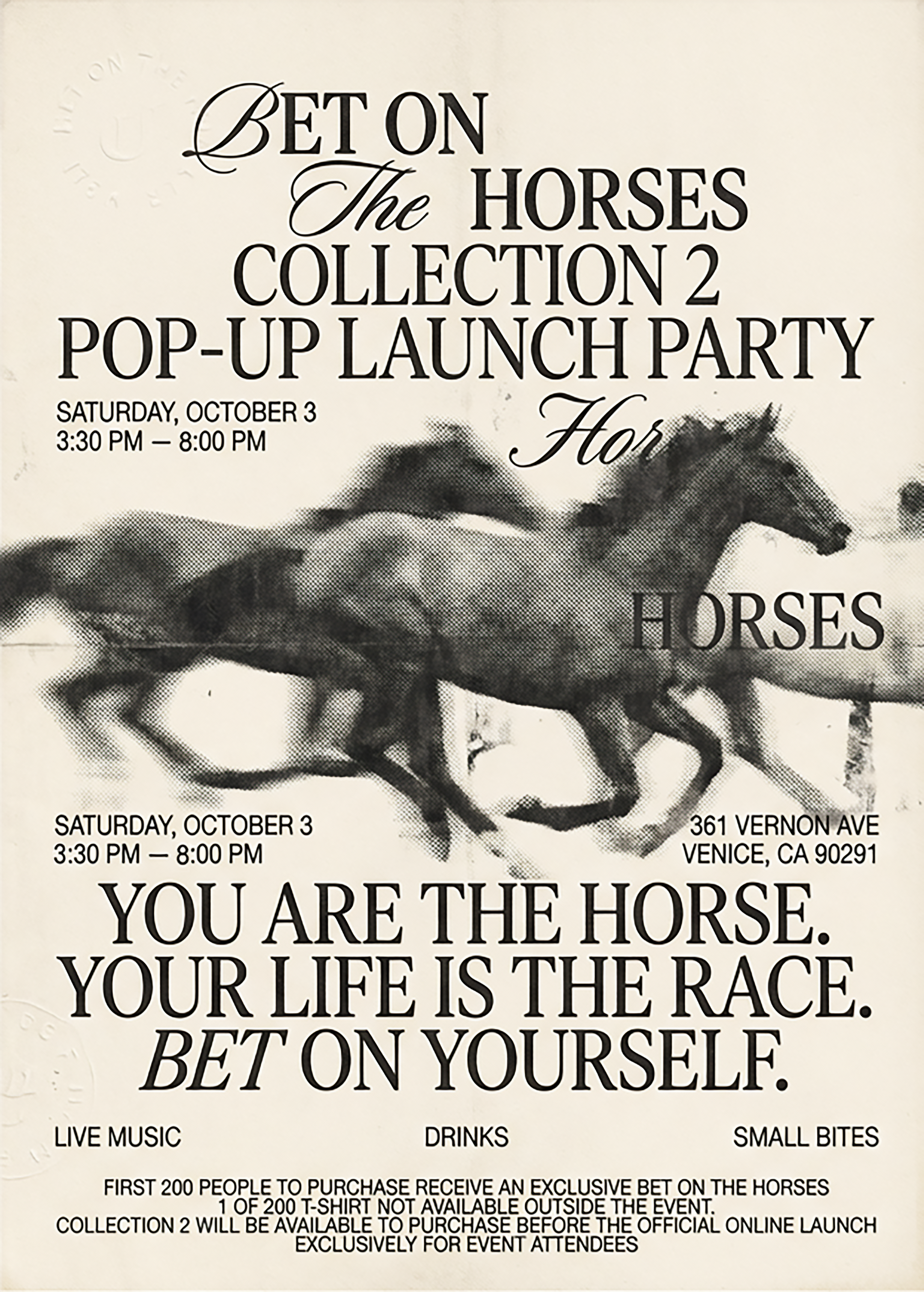 Bet On The Horses Pop Up