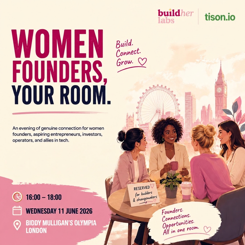 Cover art for #Women Founders & Allies Networking @London Tech Week — Biddy Mulligan's Olympia