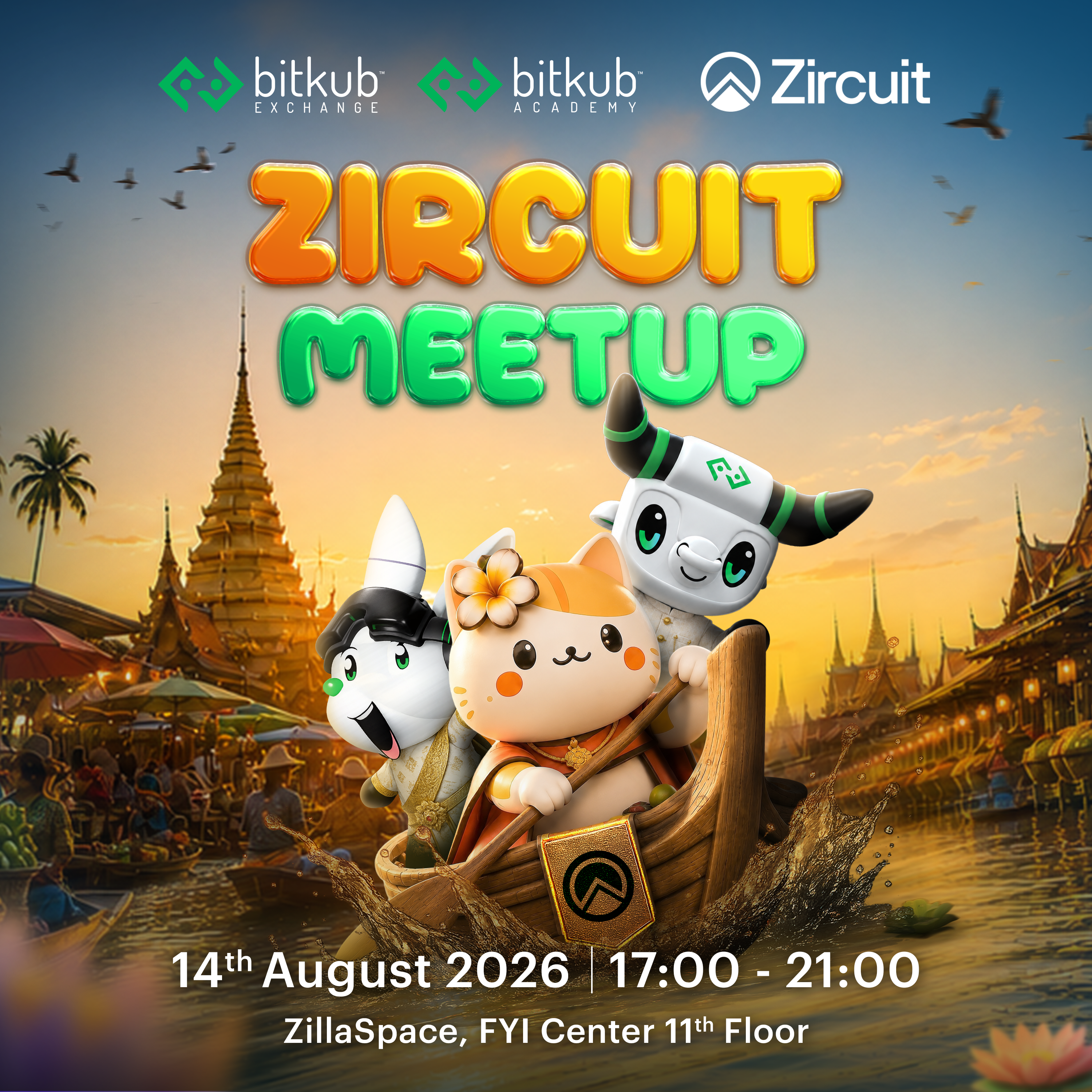 Zircuit Meetup – Bitkub x Zircuit x Common Defense🐱💚
