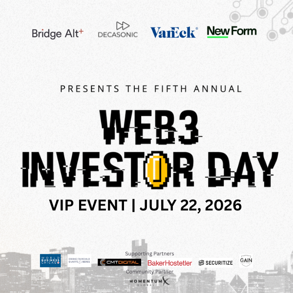 VIP Web3 Investor Day Reception 2026