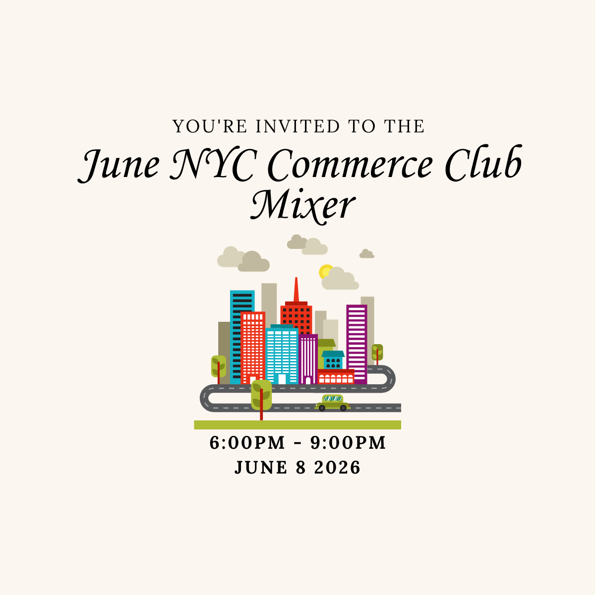Cover art for #NYC Commerce Club June Mixer — New York, NY