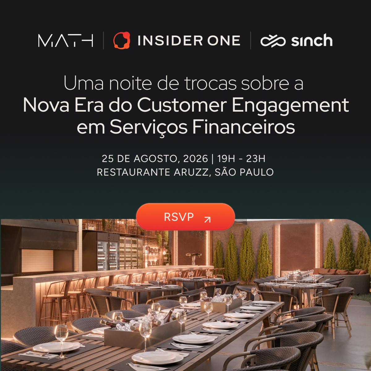 Cena Exclusiva | Nueva Era de Compromiso del Cliente en los Servicios Financieros