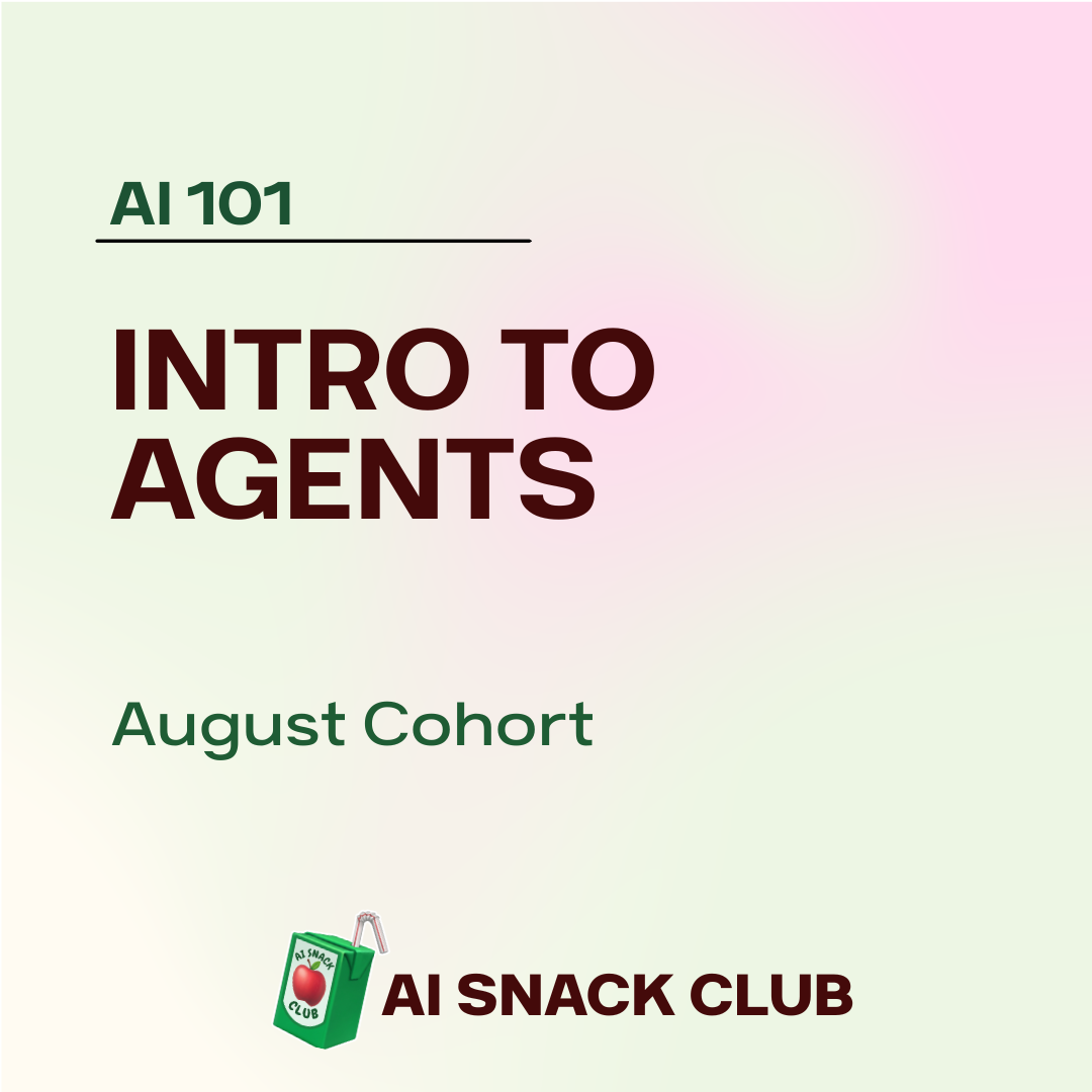 IA 101 : Introduction aux Agents (Cohorte d'Août)