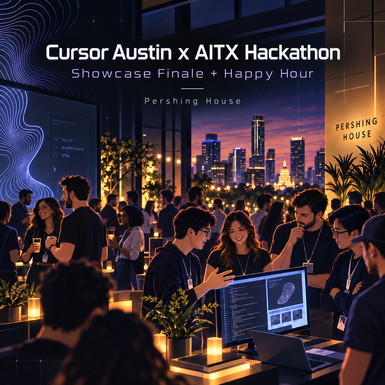 Cursor & AITX Community Hackathon Showcase + Happy Hour