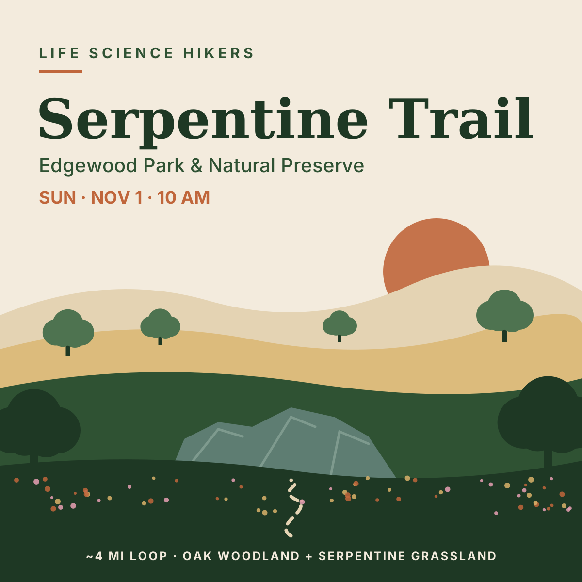 Bay Area Life Science Hikers- November Edition