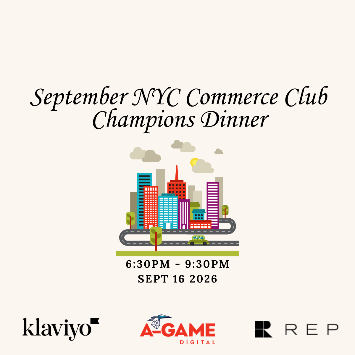 NYC Commerce Club Champions Dinner