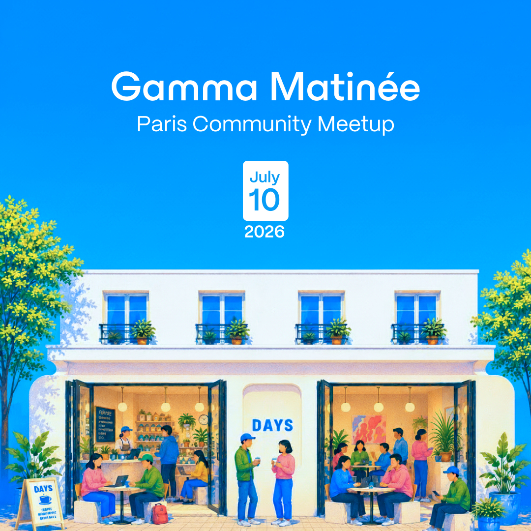 Gamma Matinée: Paris Community Meetup