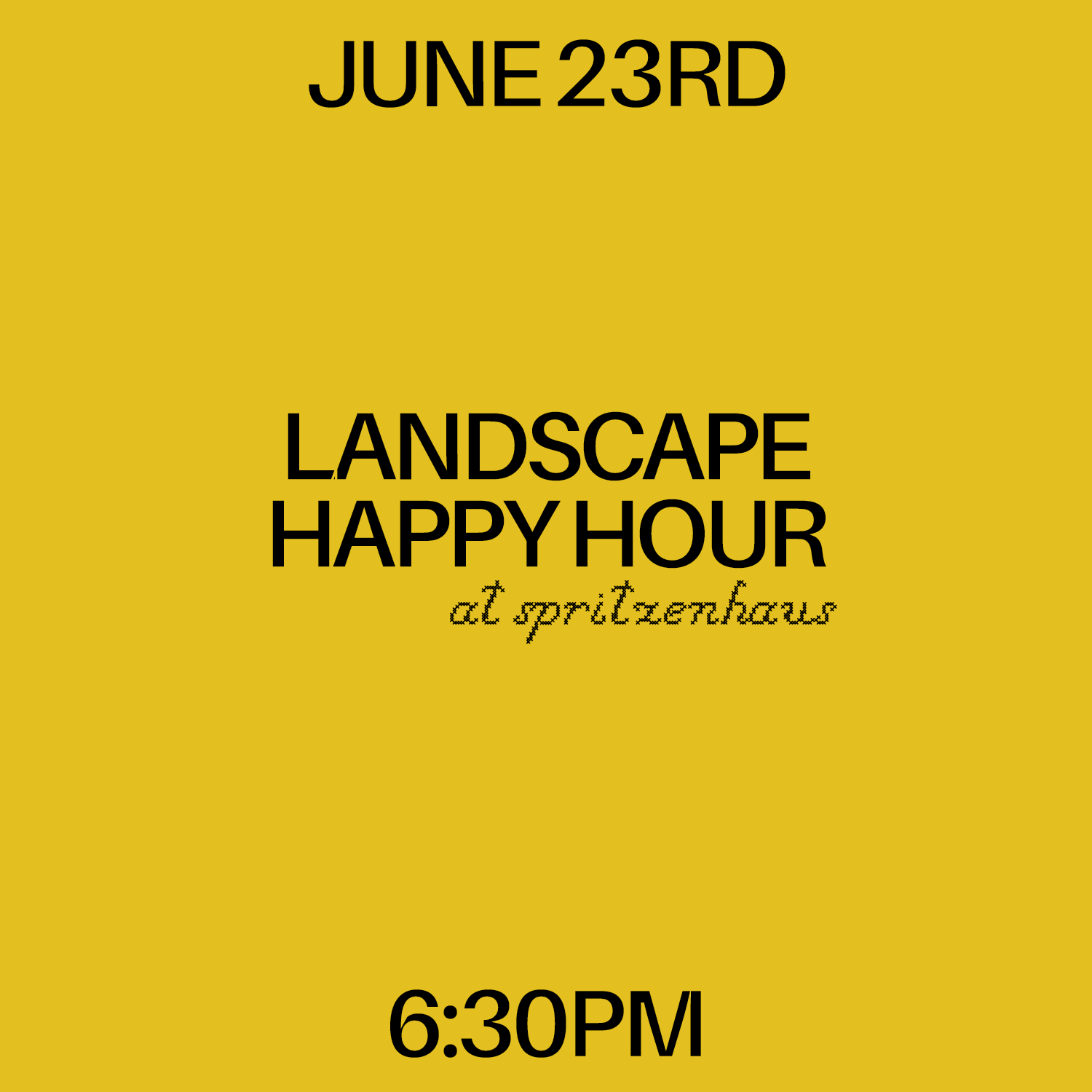 Cover art for #Landscape Happy Hour — Spritzenhaus33
