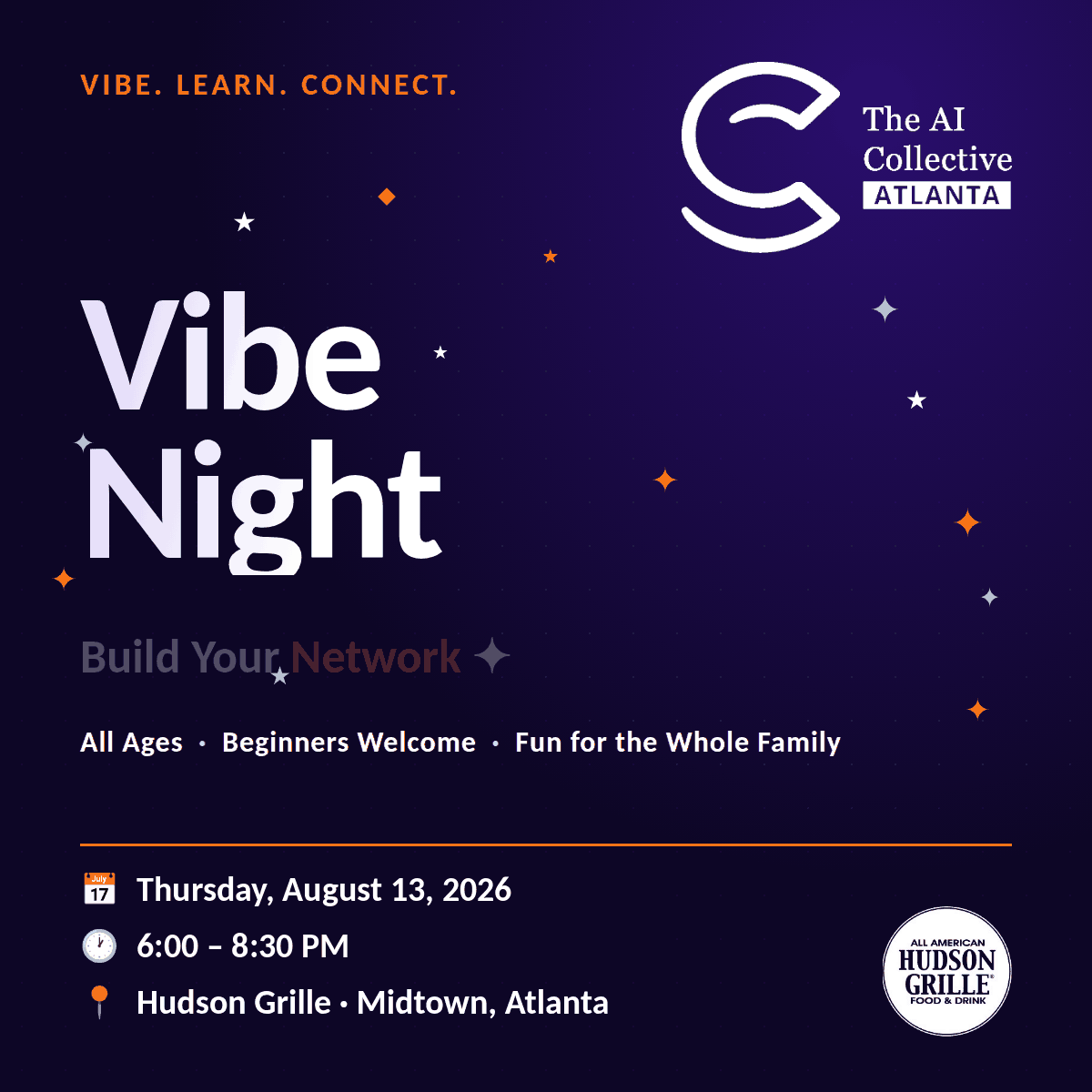 Vibe Night Midtown (w/ The AI Collective) #ATLTechWeek