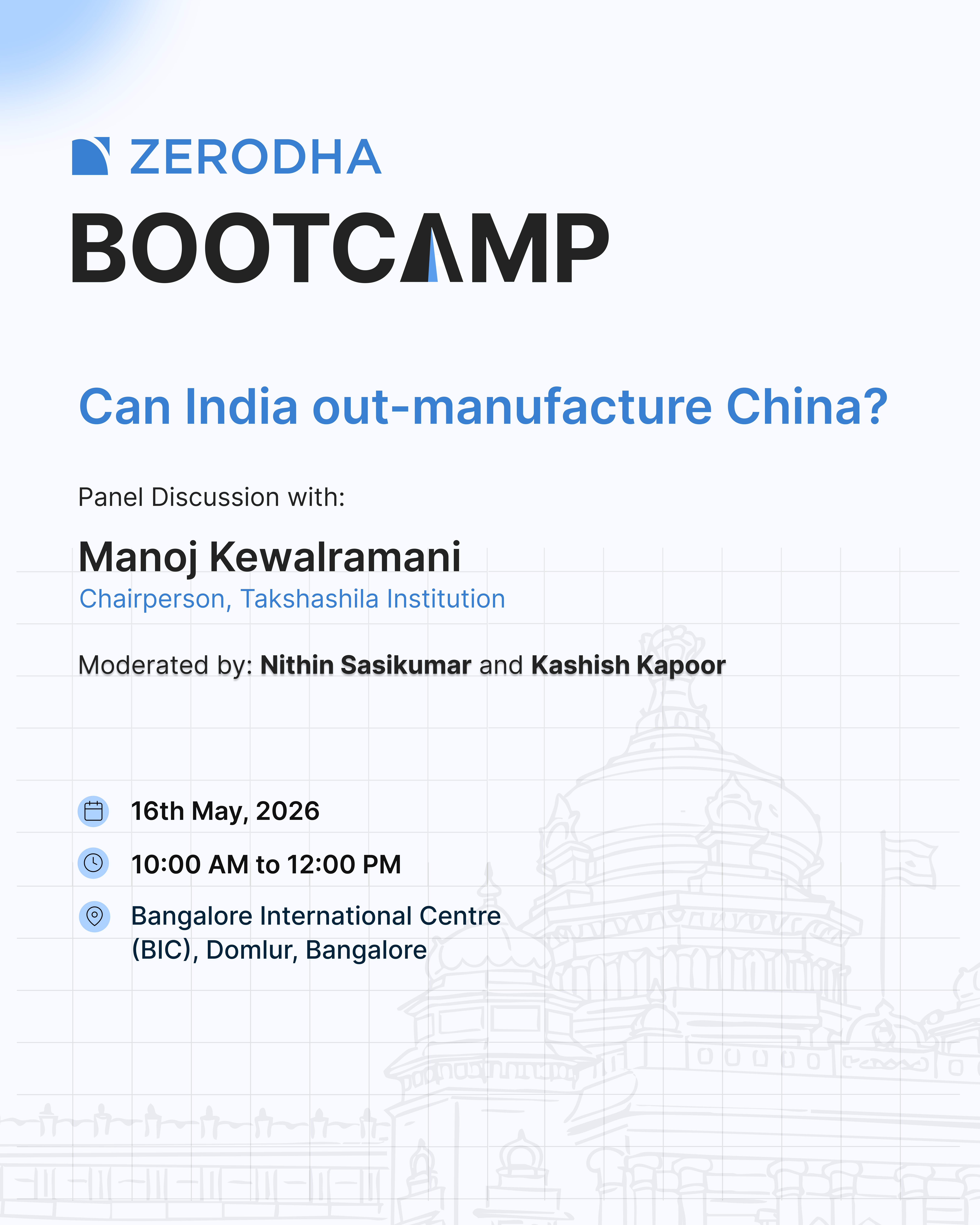 Zerodha Bootcamp - Bangalore Edition