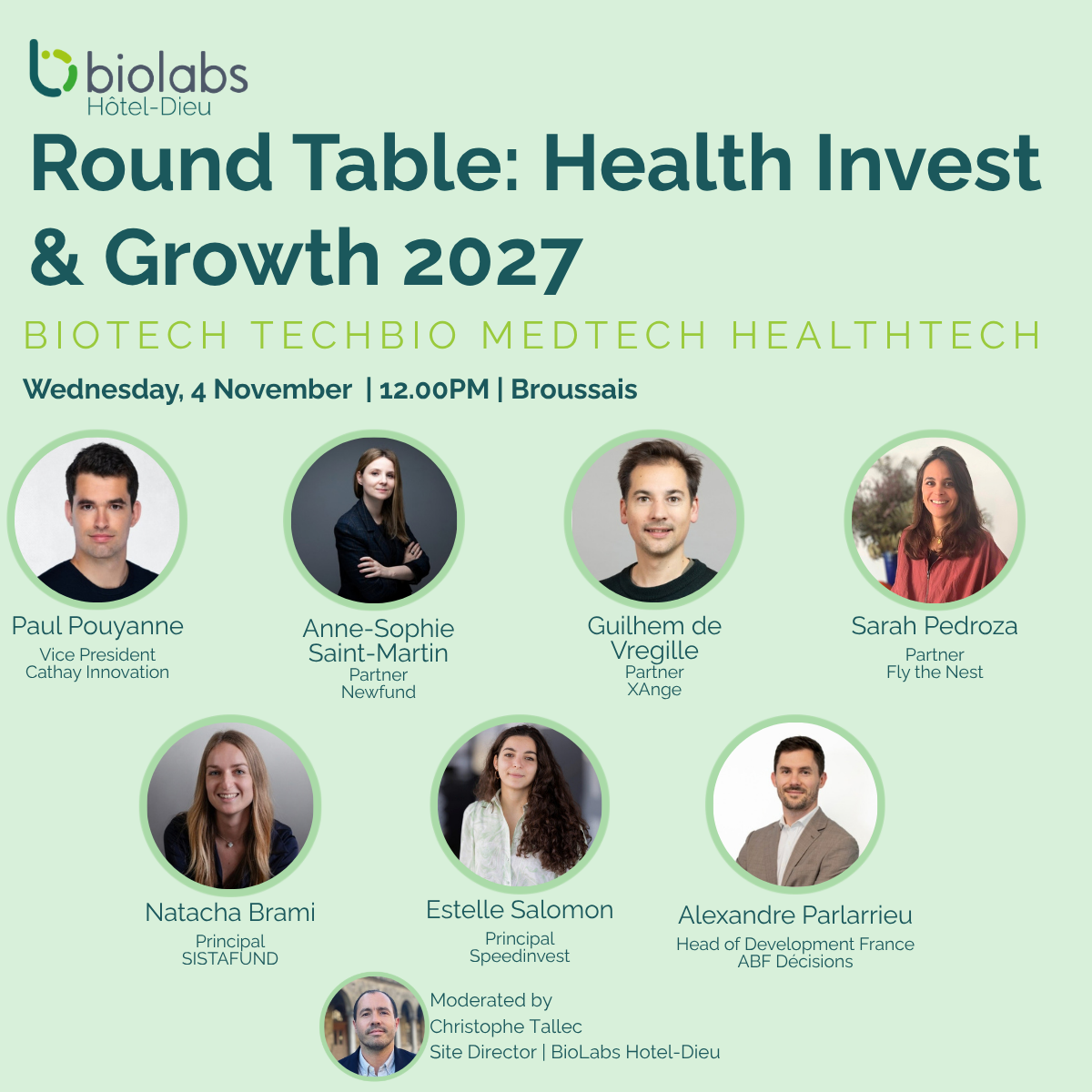 Round Table - Health Invest & Growth 2027