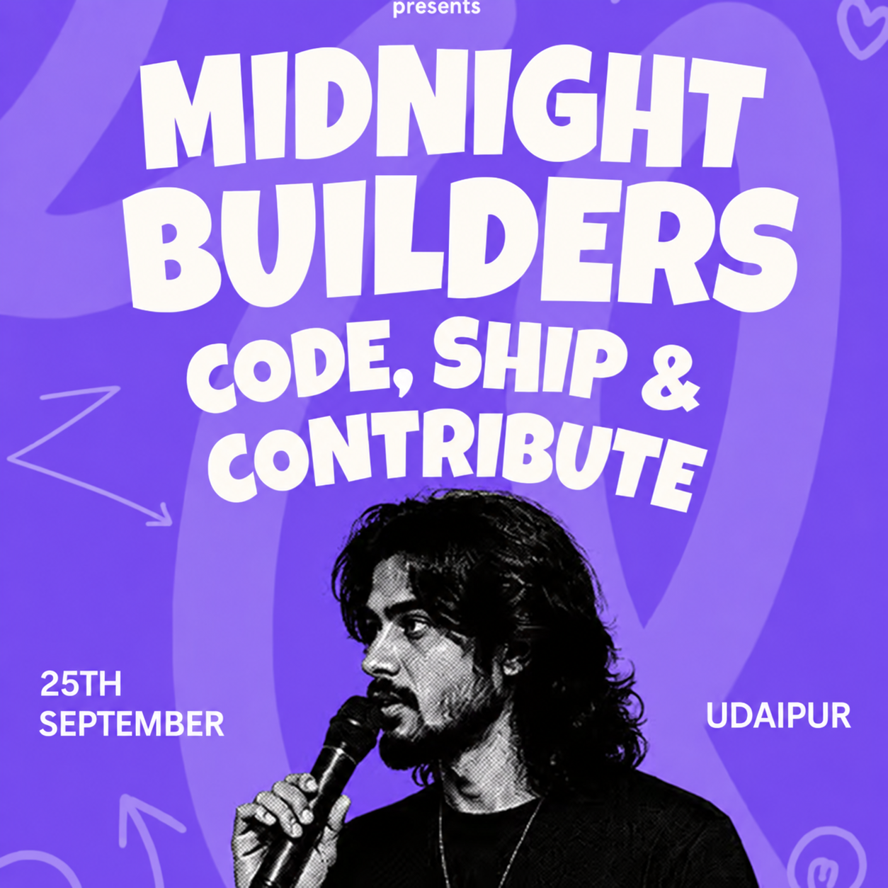 Midnight Builders : Open Source , Ship & Contribute | Udaipur Version 2