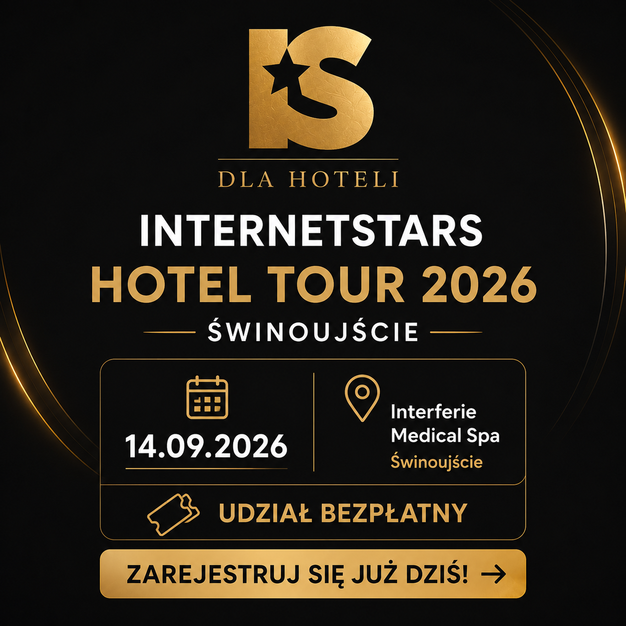 InternetStars Hotel Tour 2026 | Świnoujście