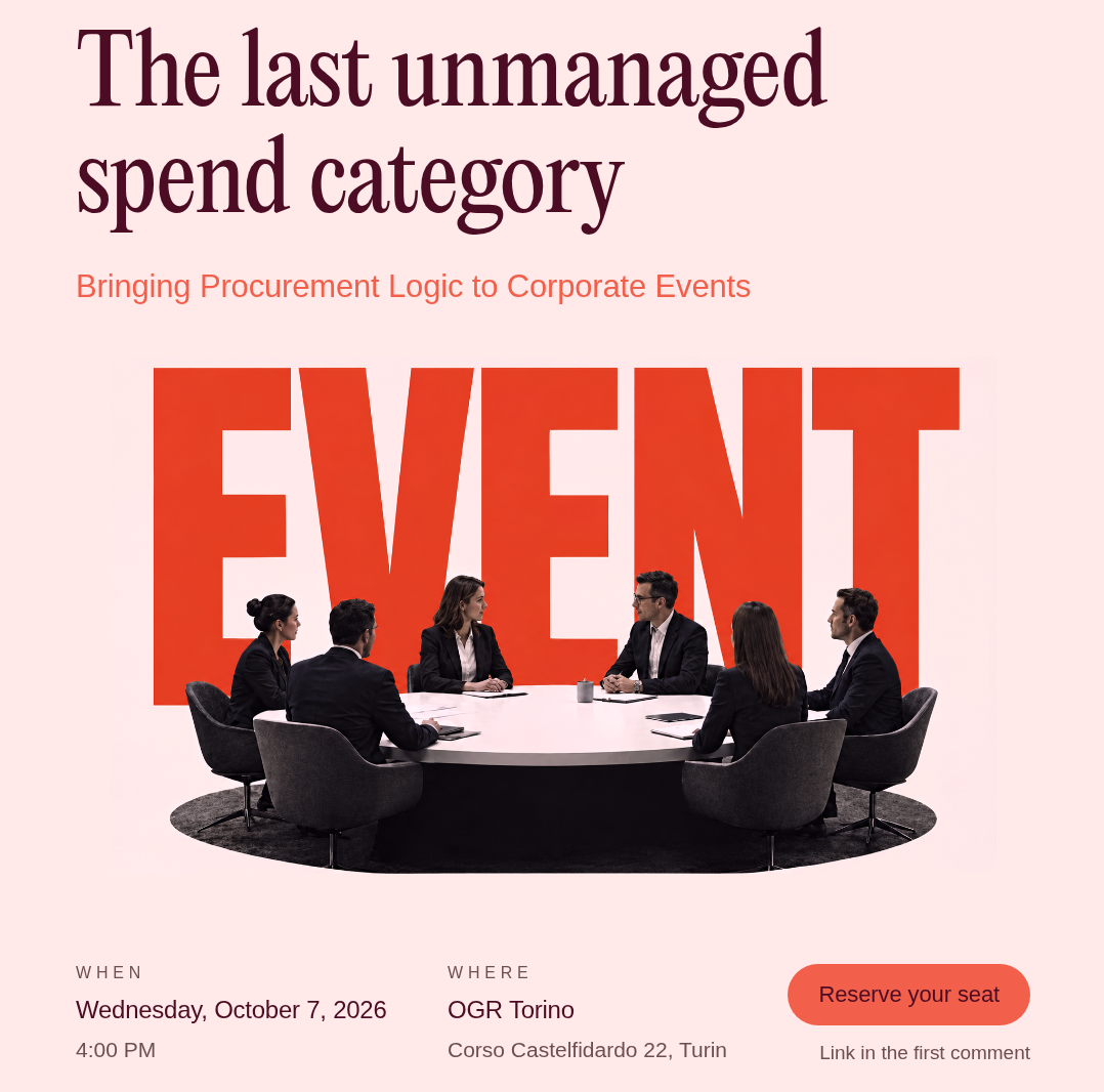 The Last Unmanaged Spend Category: Events - Always Friday Roundtable
