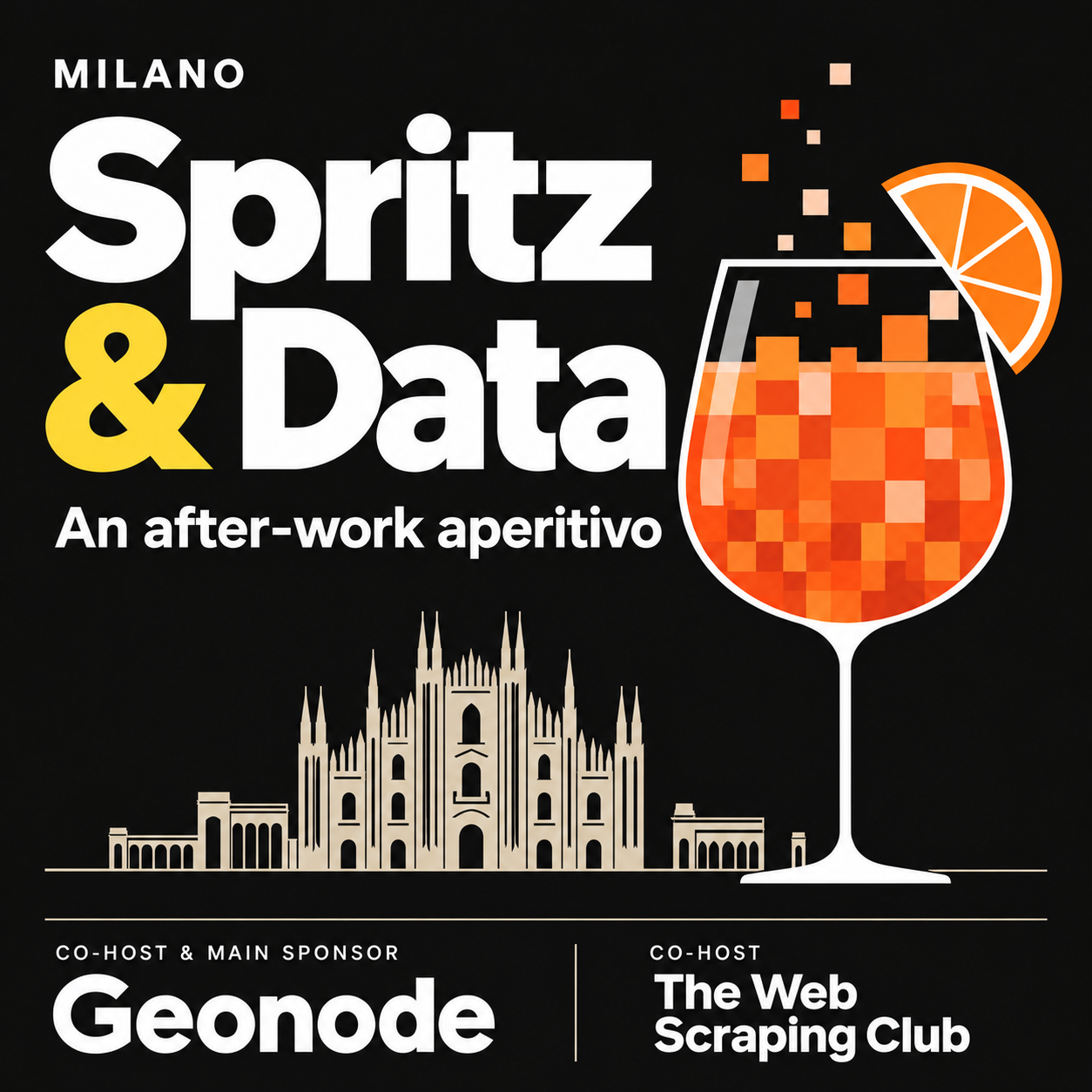 Spritz & Data — A networking aperitivo from Scraping Club & Geonode