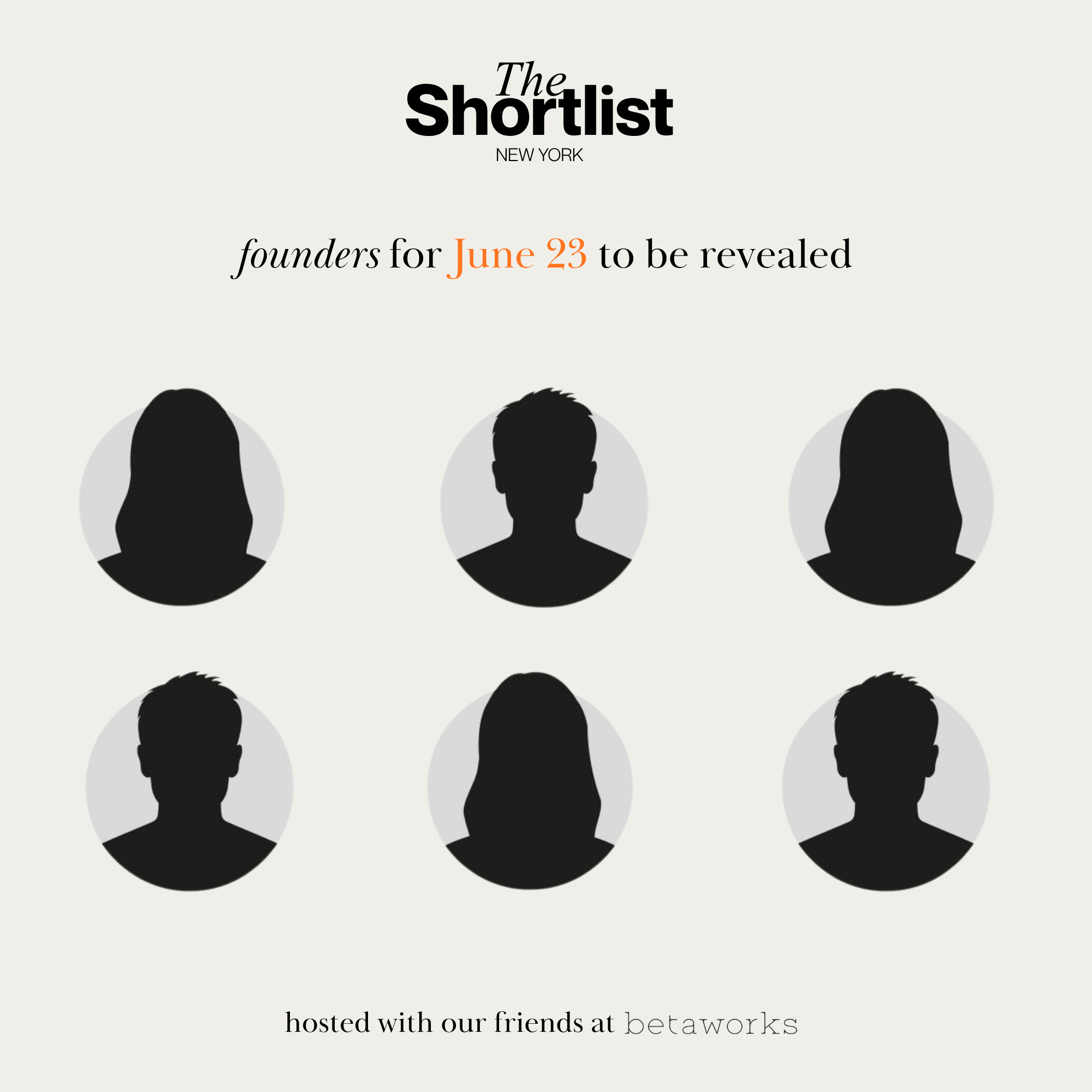 The Shortlist: June Founder Showcase