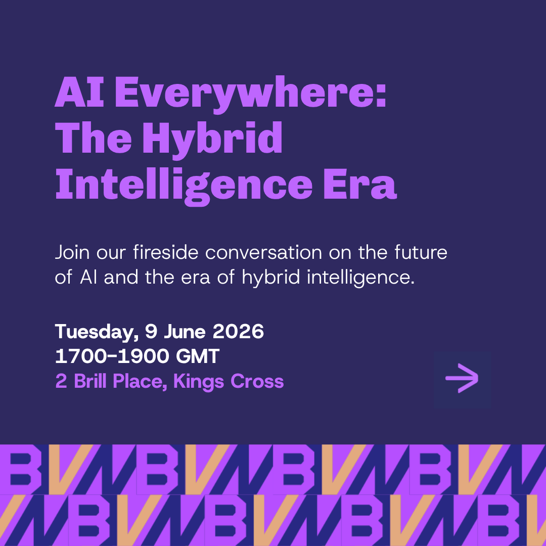 Cover art for #AI Everywhere: The Hybrid Intelligence Era — London, England