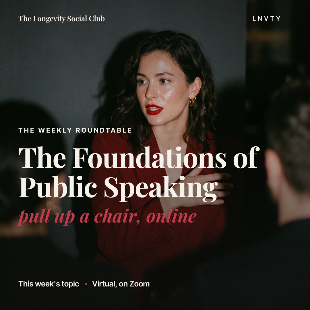 Weekly Roundtable: The Foundations of Public Speaking